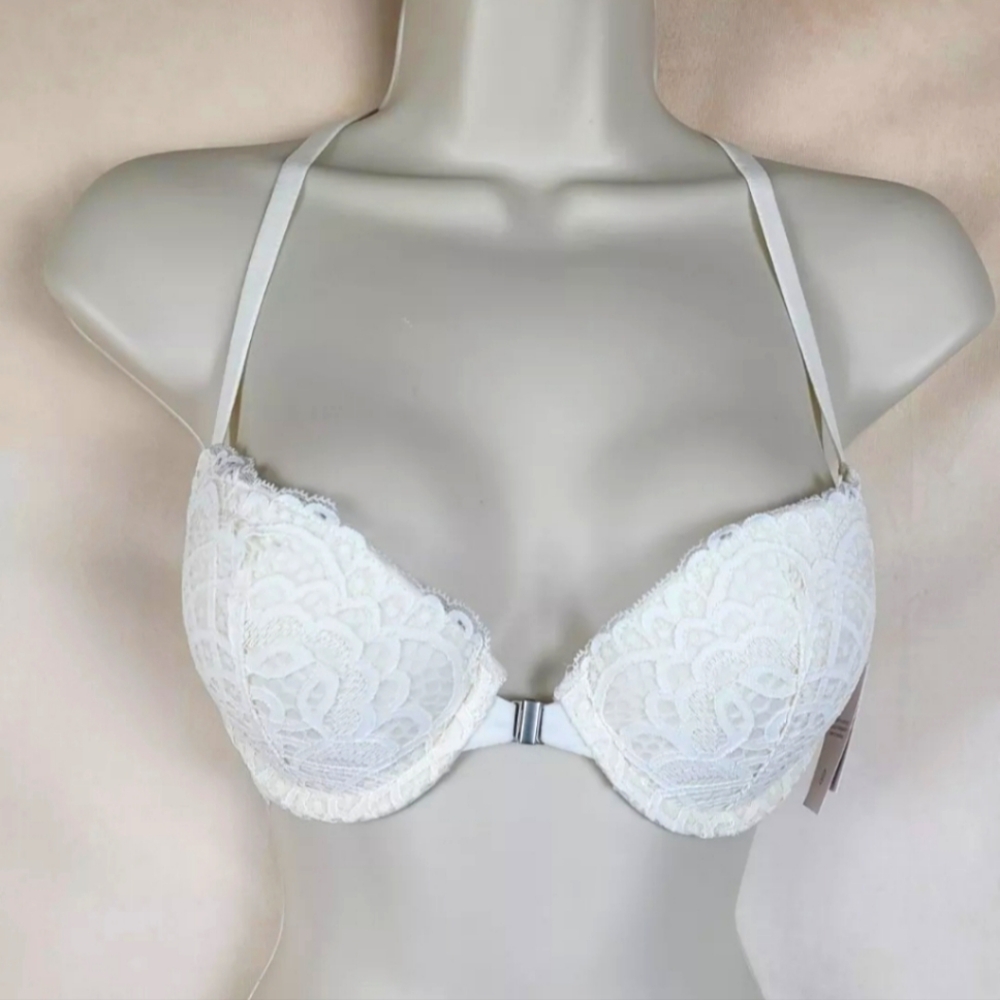NWT Auden The Radiant Plunge Push Up Bra Size 32 C